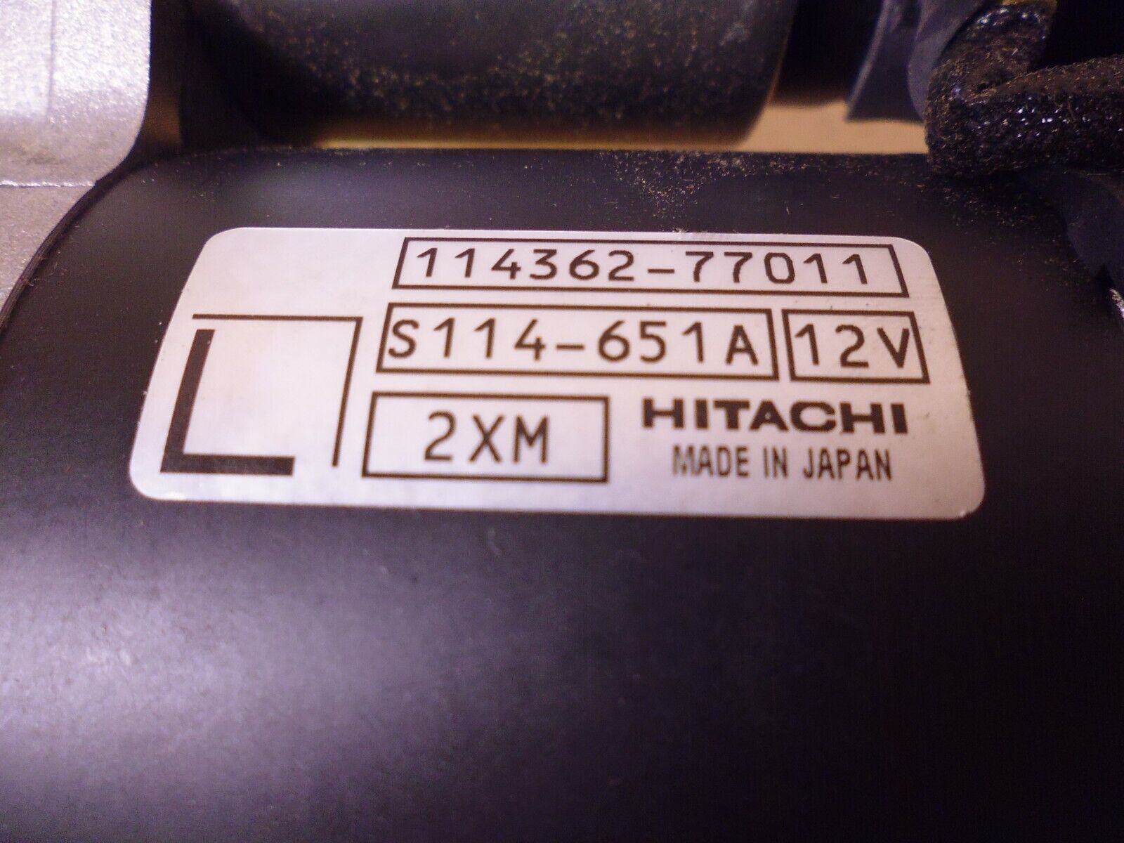 OEM Genuine Yanmar 114362-77011 Hitachi S114-651A 12V Starter For L35 L40 L48 | Replacement Truck Parts, Trailer Accessories, Automobile Supplies, Car Parts &amp; Accessories