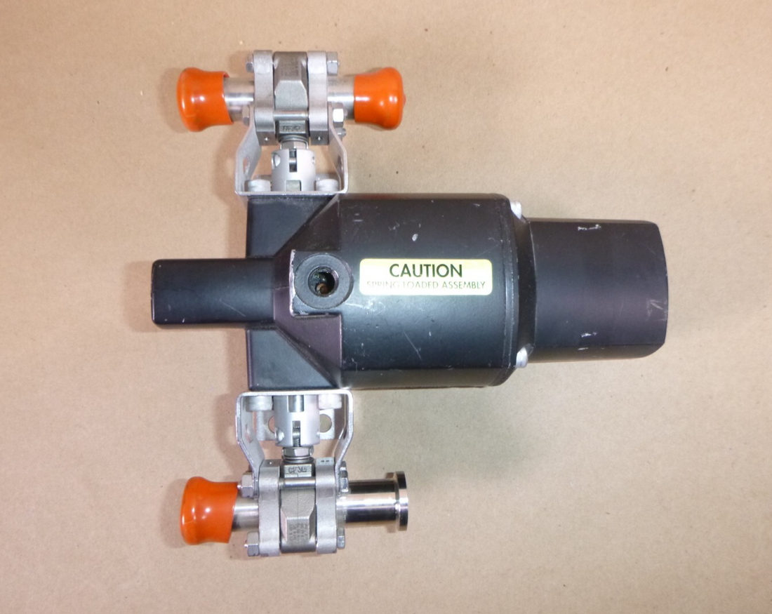 SWAGELOK 133SR Series Pneumatic Spring Return Actuator With 3/4" Sanitary Valves | Industrial MRO Replacement Parts, Manufacturing Machine Parts &amp; Components, Heavy Equipment Parts Supplier