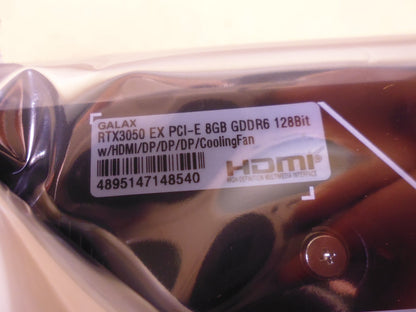 GALAX NVIDIA GeForce RTX 3050 EX PCI-E 8GB GDDR6 128Bit HDMI Display Port | Electrical MRO Replacement Parts &amp; Components and Commercial Electrical Supplies Company