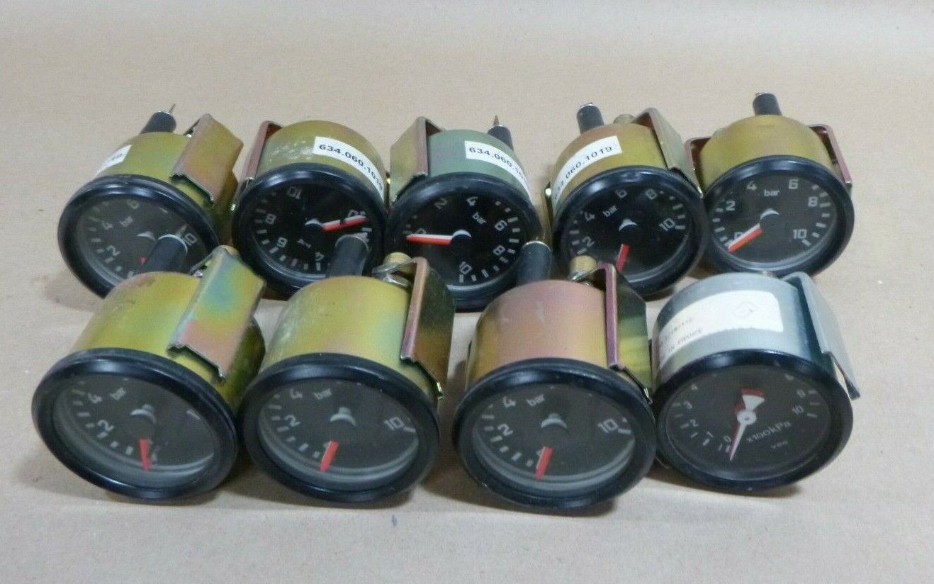 LOT OF 9 - USGI MILITARY MRAP PRESSURE GAGE GAUGE VDO 151/7/16/112 6340601019 | Genuine FMTV Replacement Parts, LMTV Parts For Sale and Military Surplus Medium Tactical Vehicle Parts &amp; Components