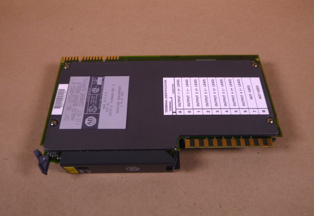 Allen Bradley 1771-OFE2 Ser B PLC-5 4-Channel Analog Output Module | Electrical MRO Replacement Parts &amp; Components and Commercial Electrical Supplies Company