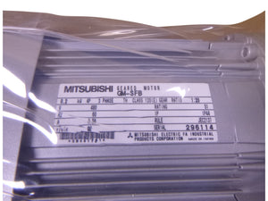 Mitsubishi GM-SFB Gear Motor 0.2kw 90r/min 480V 1:20 Ratio 3-Phase 60Hz 0.56A | Industrial Electric Motors, Pumps & Parts