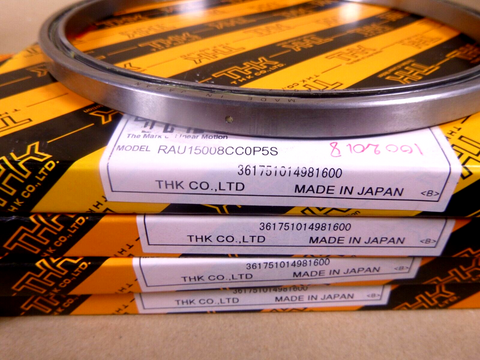 (Lot of 15) THK RAU Micro Cross-Roller Bearings RAU15008, RAU16013 & RAU20013 | Industrial MRO Replacement Parts, Manufacturing Machine Parts & Components, Heavy Equipment Parts Supplier