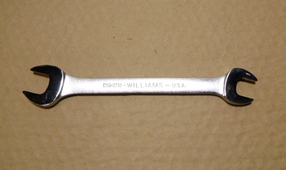New Williams USA 27mm x 30mm Chrome Satin Finish Double Open End Wrench EWM-2730 | Industrial MRO Tools and Replacement Industrial Equipment Components