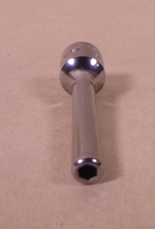 Snap-on Tools USA NOS 1/4" Drive 6-POINT SAE 1/8” DEEP Chrome Socket STM04
