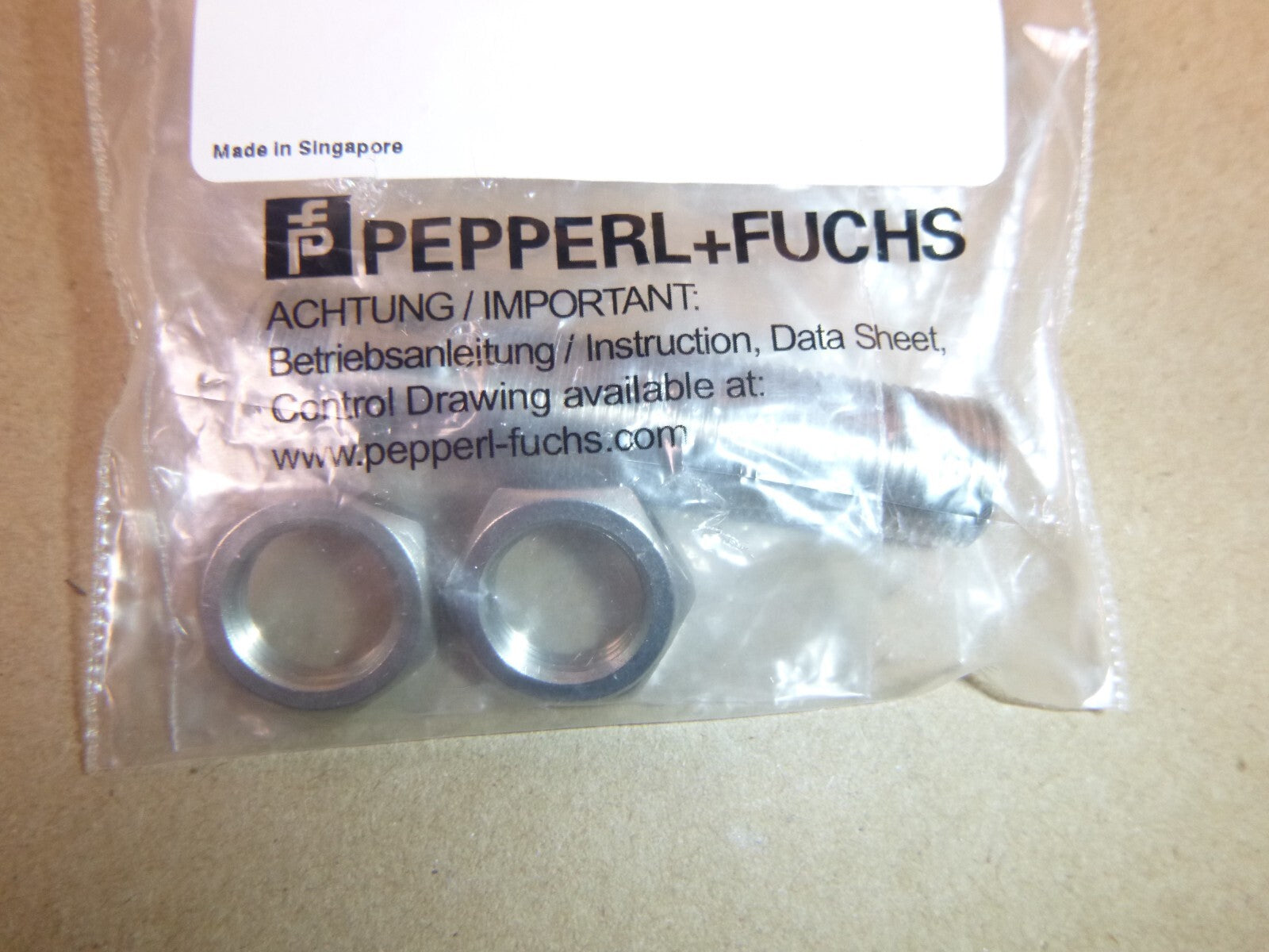 New Pepperl+Fuchs NRB4-12GS40-E2-V1 Inductive Proximity Sensor 4mm 3 Pin, 208560 | Electrical MRO Replacement Parts &amp; Components and Commercial Electrical Supplies Company