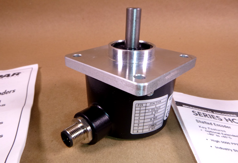 Dynapar HC25 Series Incremental Shafted Encoder 5000 PPR 5-26 Volt 3/8" Shaft | Industrial Electric Motors, Pumps & Parts