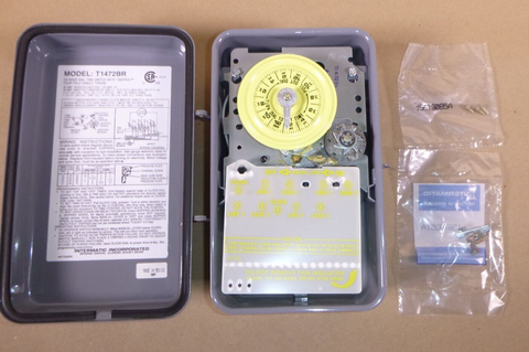 Intermatic T1472BR, 208-277 V, 24-Hour Mechanical Time Switch W/ Skipper NEMA 3R | Electrical MRO Replacement Parts & Components and Commercial Electrical Supplies Company