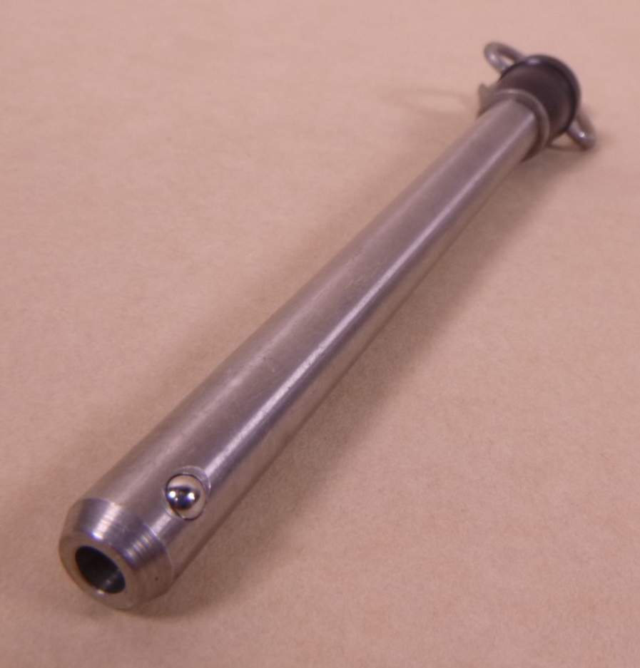 1/2" Shank x 5" Grip Ring Hdl Stainless Ball Lock Quick Release Pin Avibank USA