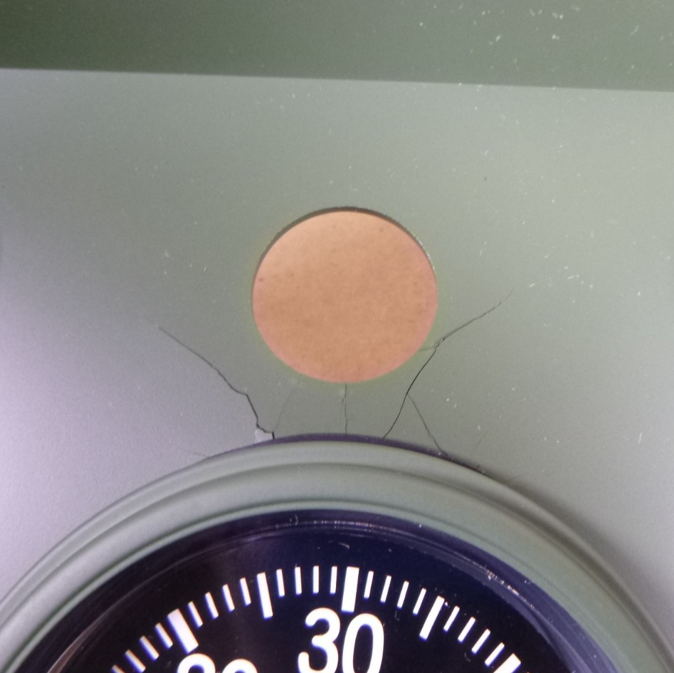 M998 Humvee Instrument Panel With 5 Gauge Set Green 12338466, 2540-01-185-6117