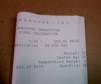 PX309-200GI OMEGADYNE Stainless Steel Pressure Transducer 200Psi 4-20mA Cable | Electrical MRO Replacement Parts &amp; Components and Commercial Electrical Supplies Company