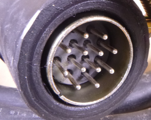 Humvee M998 M939 FMTV 12 Pin To 12 Pin 12' Ft. M-Series Trucks To Trailer Cable | Genuine M35 Military Truck Parts and M939 Cargo Truck Surplus Parts