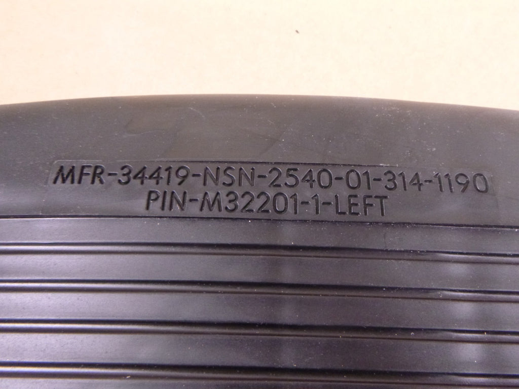 USGI M998 Humvee (LH) Black M32201-1 / (RH) M32201-2 Split Rear View Mirrors *MISSING HARDWARE* | Genuine HMMWV Replacement Parts and Military Surplus Humvee Parts & Accessories