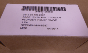 (6x) 701009A-V Viking Relief Valve Plunger 701009 , 2815-00-106-2507 | Industrial MRO Replacement Parts, Manufacturing Machine Parts & Components, Heavy Equipment Parts Supplier