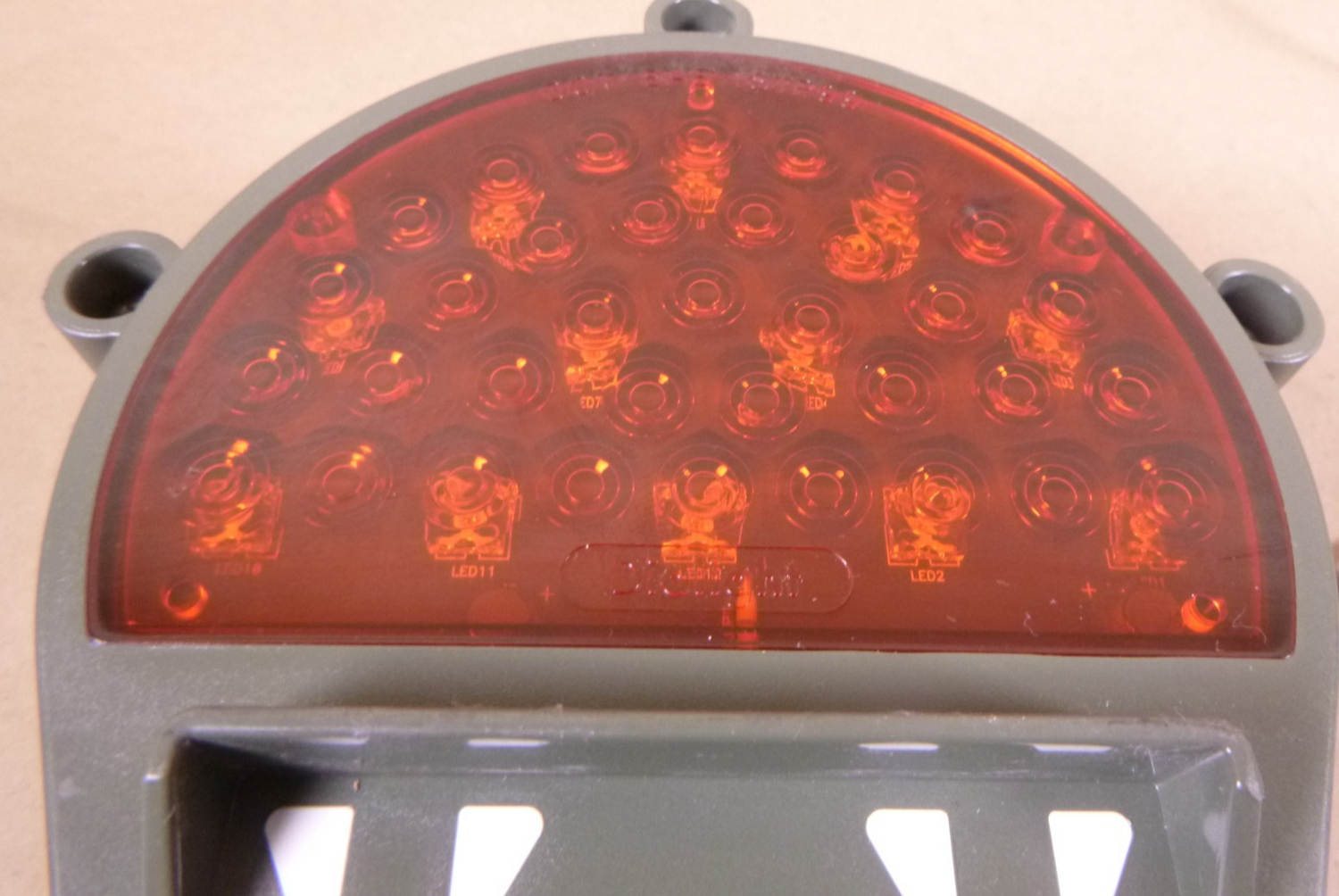 HMMWV FMTV Dialight TSTRR13T13 Rear Tail Light LED Green , 6220-01-482-6105 | Genuine FMTV Replacement Parts, LMTV Parts For Sale and Military Surplus Medium Tactical Vehicle Parts &amp; Components