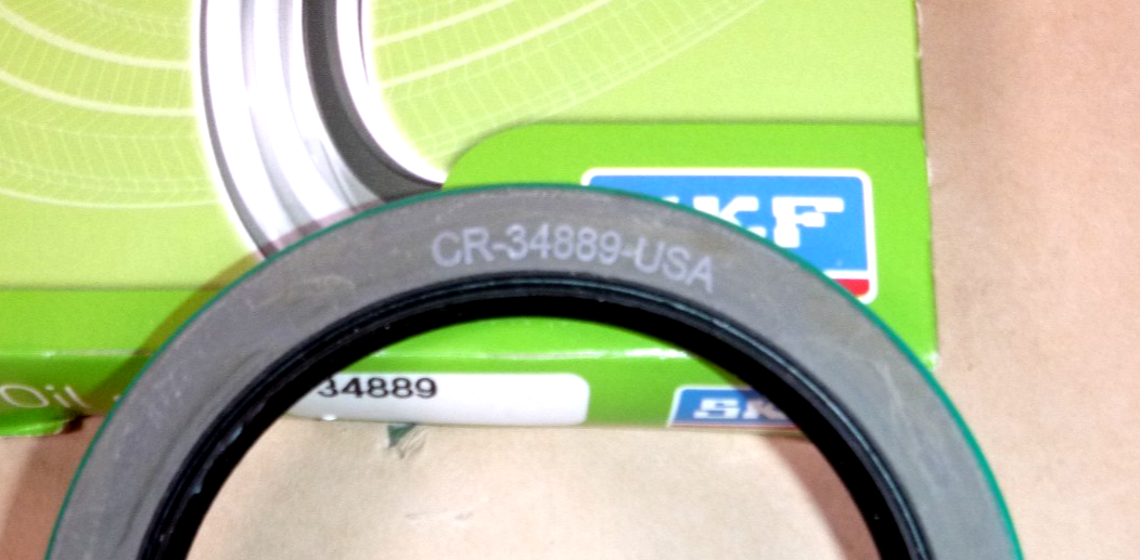 34889 CR SKF Double Lip Oil Seal 3.500" Shaft Dia., 4.501" OD, 0.438" Wide USA