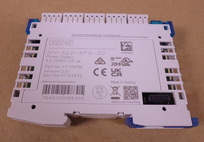 Eaton XN-322-4PS-20 Power Supply XN300 , Y7-178798 , 4 x 24VDC/2A , V3.01 | Electrical MRO Replacement Parts &amp; Components and Commercial Electrical Supplies Company