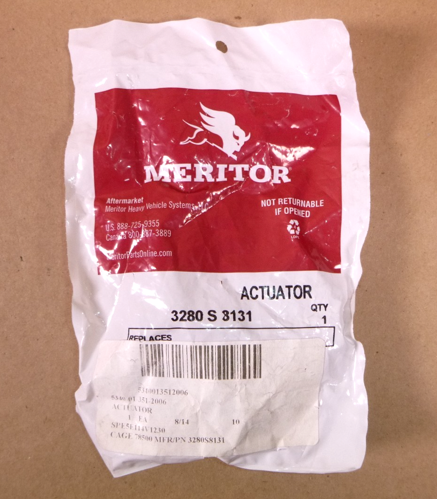 3280S8131 MERITOR AIR BRAKE ACTUATOR ASSEMBLY 3280-S-8131 FMTV, LVSR, MRAP | Genuine FMTV Replacement Parts, LMTV Parts For Sale and Military Surplus Medium Tactical Vehicle Parts & Components