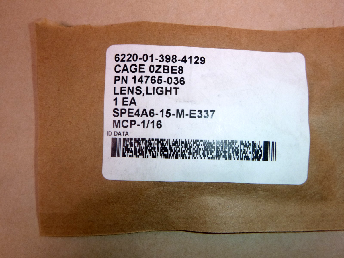 USGI Triman Industries 14765-036 Light Lens 6220-01-398-4129