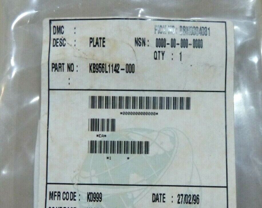 USGI Cadillac Gage Textron Base Plate KB956L1142-000, 67935, 7490-00-924-1079 | Replacement Truck Parts, Trailer Accessories, Automobile Supplies, Car Parts &amp; Accessories