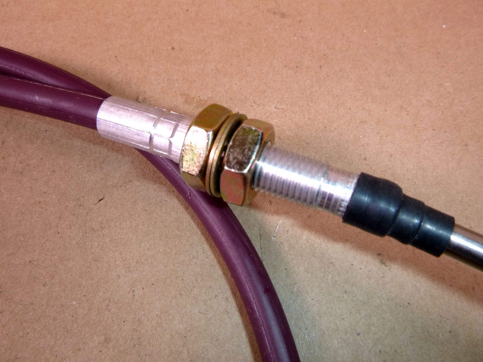 USGI Push Pull Cable 48" Overall Lenght 2-5/8" Travel SS Core Oshkosh 1FC42 | Replacement Truck Parts, Trailer Accessories, Automobile Supplies, Car Parts &amp; Accessories