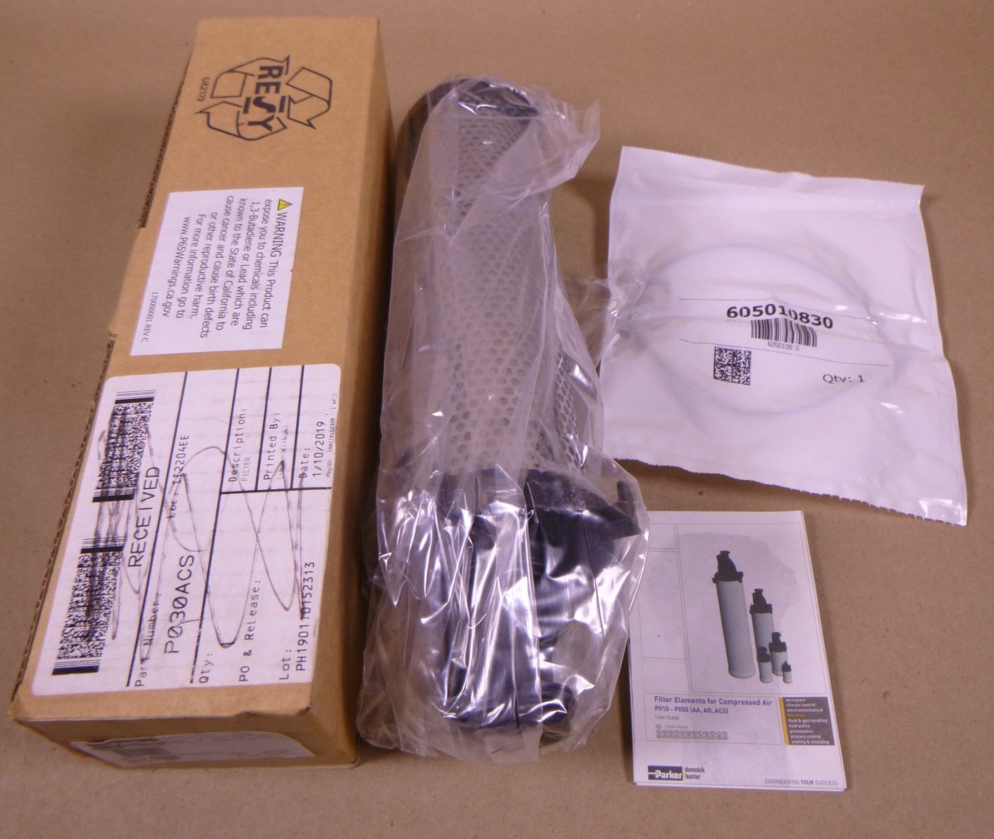 P030ACS Parker Domnick Hunter Filter - P030 | Industrial MRO Replacement Parts, Manufacturing Machine Parts &amp; Components, Heavy Equipment Parts Supplier