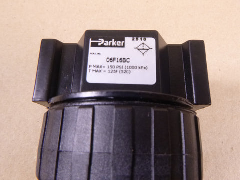 Parker 06F16BC Pneumatic Filter , 1/4" NPT Port, 150 PSI | Industrial MRO Replacement Parts, Manufacturing Machine Parts & Components, Heavy Equipment Parts Supplier