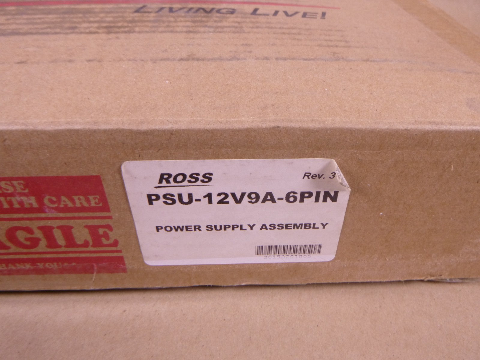 Ross PSU-12V9A-6PIN 12V 9A 6-PIN Power Supply For Carbonite Black Solo | Electrical MRO Replacement Parts &amp; Components and Commercial Electrical Supplies Company