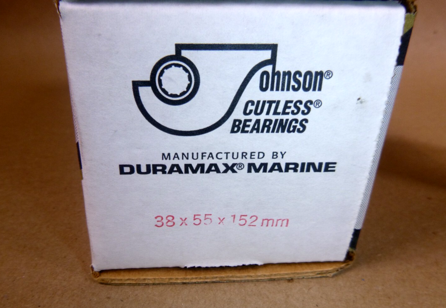Johnson 870385700 Duramax Marine Cutless Bearing 38mm ID x 55mm OD x 152mm Long | Industrial MRO Replacement Parts, Manufacturing Machine Parts &amp; Components, Heavy Equipment Parts Supplier