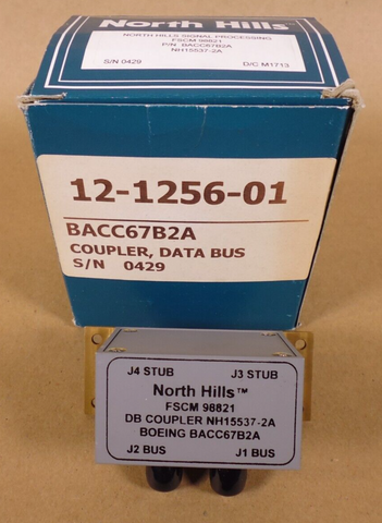 North Hills BACC67B2A Data Bus Coupler NH15537-2A FSCM 98821 , 5985-01-609-1043