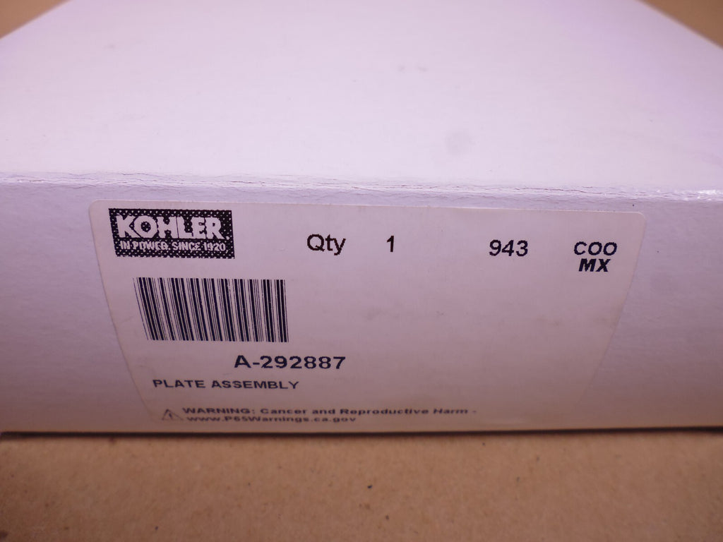 Kohler A-292887 Audiovisual Alarm Plate For 20-3250 kW Generator | Genuine MEP Generator Replacement Parts and Military Surplus Generator Parts