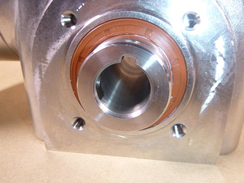 Cone Drive Food Grade Gearbox 1" Hollow Shaft 56C Size 44 (1.75 C.D.) 40:1 Ratio