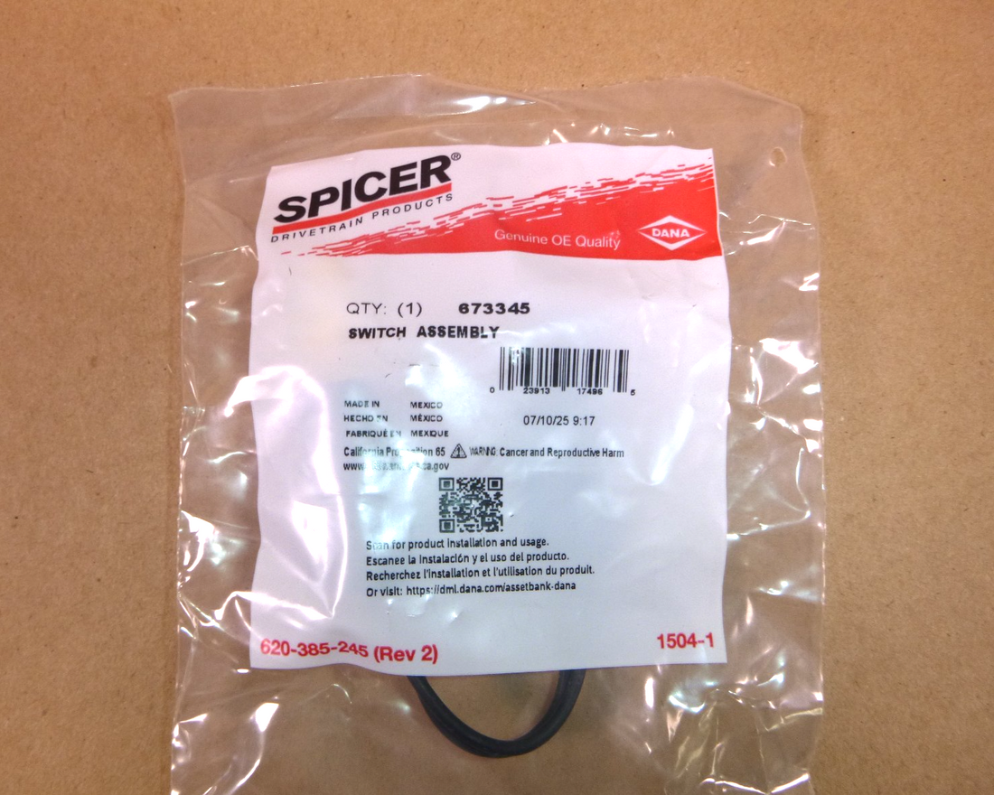 673345 Dana Spicer Tire Pressure Monitoring System Reset Switch Connector TPMS , 5930-01-446-9234 | Replacement Truck Parts, Trailer Accessories, Automobile Supplies, Car Parts &amp; Accessories