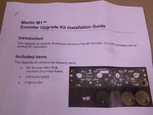 USED Martin M1 Console Controller Encoder Upgrade Kit Knobs | Electrical MRO Replacement Parts & Components and Commercial Electrical Supplies Company