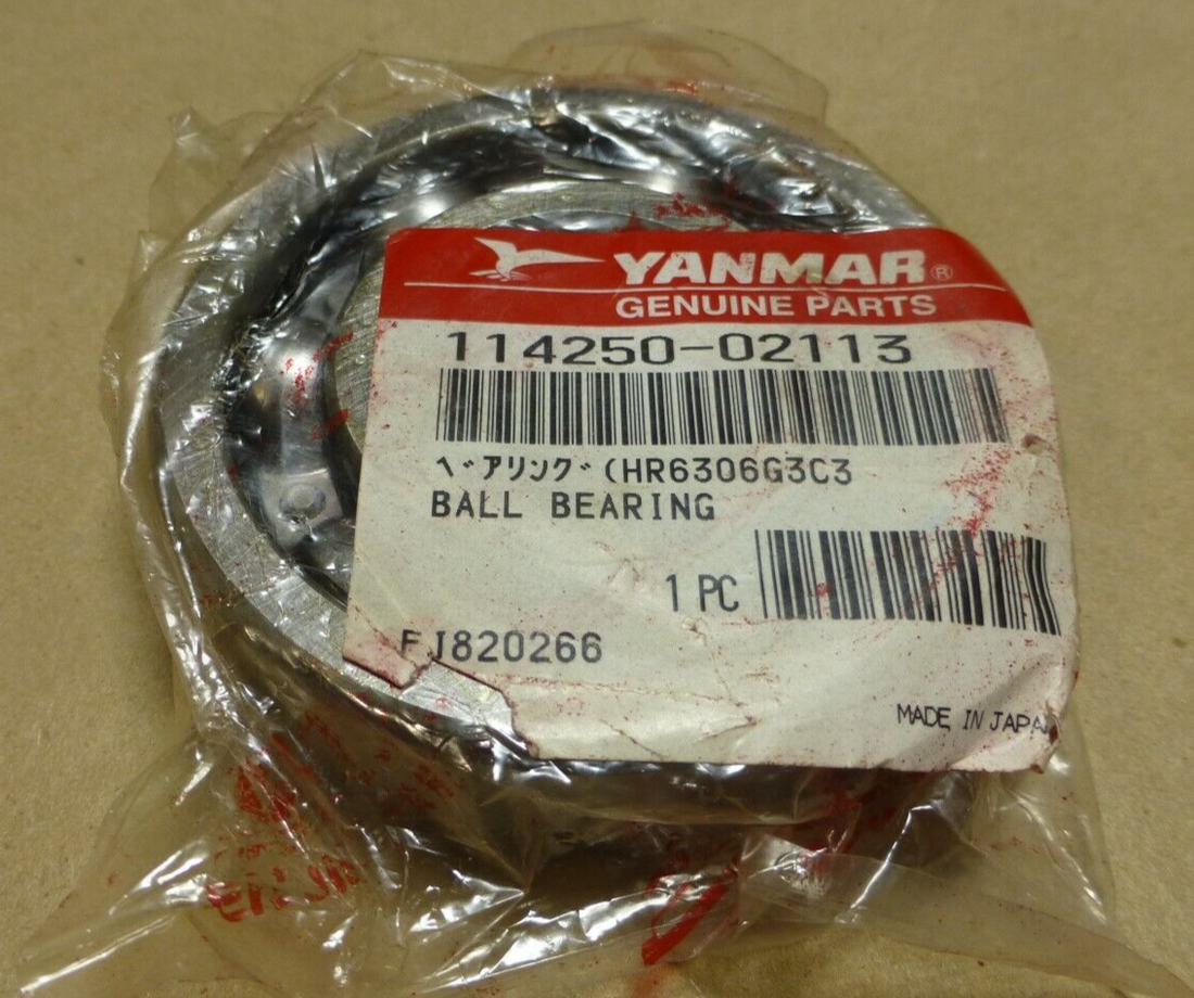 OEM YANMAR 114250-02113 MAIN BALL BEARING L40AE L48AE L48N MIXER L40AE-S L48N-S | Replacement Truck Parts, Trailer Accessories, Automobile Supplies, Car Parts &amp; Accessories