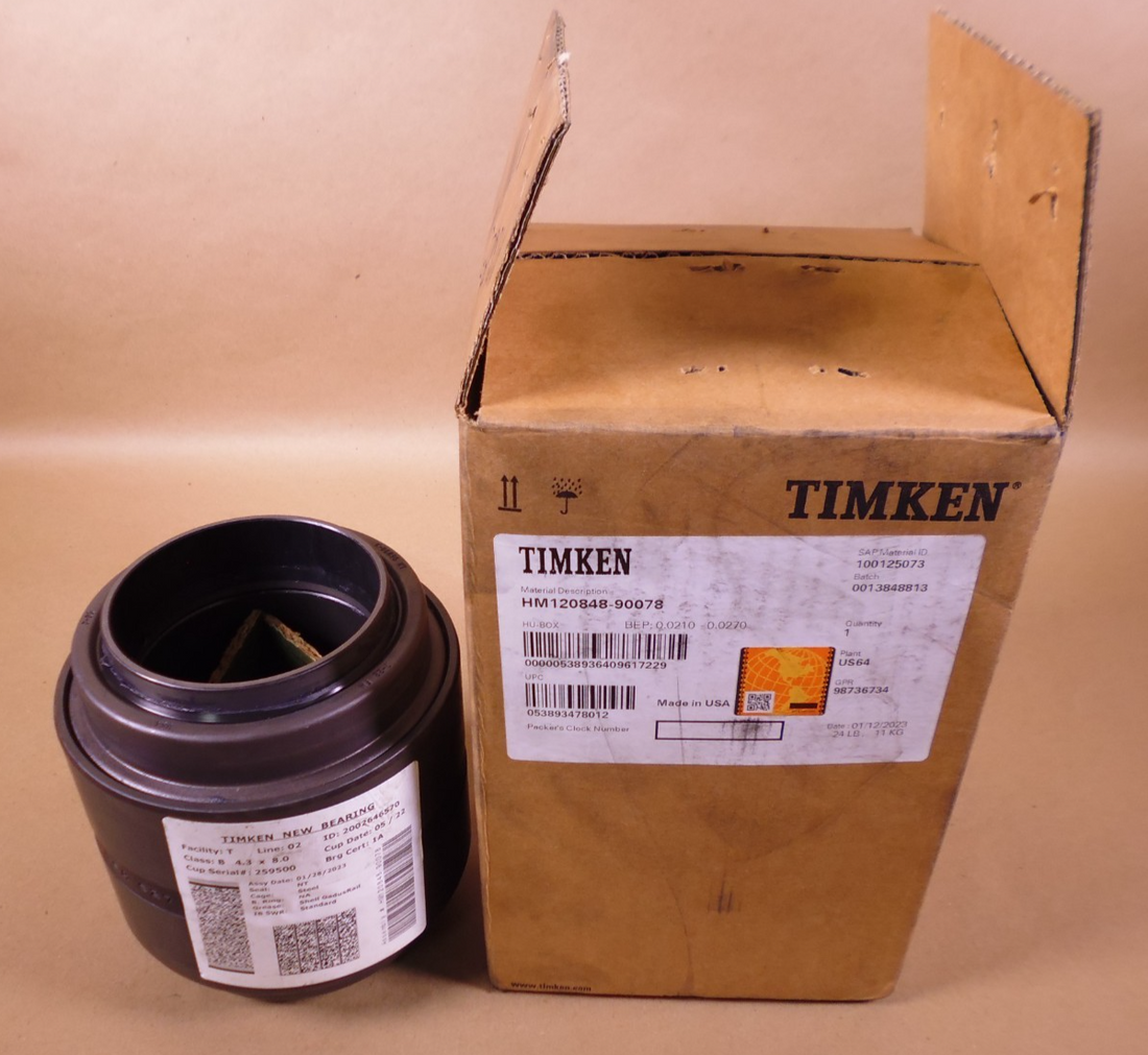 Timken USA HM120817XD Tapered Roller Bearing HM120848 , HM120848-90078 | Industrial MRO Replacement Parts, Manufacturing Machine Parts &amp; Components, Heavy Equipment Parts Supplier