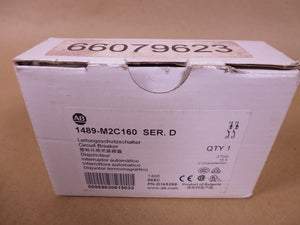 Allen-Bradley 1489-M2C160 SER.D 2-Pole Circuit Breaker 277/480VAC 16Amp 