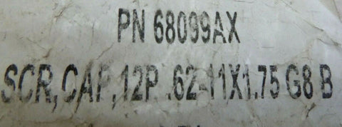 5/8" - 11 x 1 - 3/4" 12 Point Flanged Alloy Steel Cap Screw (RH) Full Thread (25 Pack) - Royal Equipment USGI