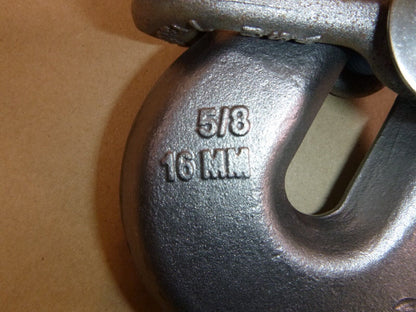 5/8" x 10 FT Single Leg Lifting Chain w/ Grade 100 Campbell Single Grab Hook USA | Industrial MRO Replacement Parts, Manufacturing Machine Parts &amp; Components, Heavy Equipment Parts Supplier
