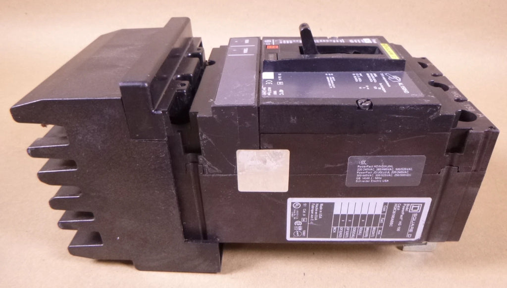 Square D HGK36100ABBC Molded Case Circuit Breaker 600V 100A 35kA@480V | Electrical MRO Replacement Parts & Components and Commercial Electrical Supplies Company