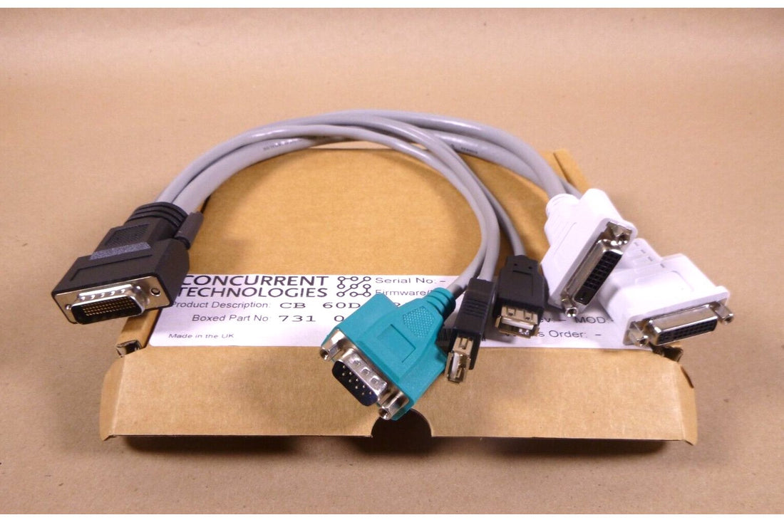 60-way High Density to DVI-I, DVI-D, USB1, USB 2 &amp; RS232, Splitter CB 60D/125-00 | Electrical MRO Replacement Parts &amp; Components and Commercial Electrical Supplies Company