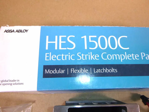 ASSA Abloy HES 1500C-630 Complete Pac Electric Strike, Satin Stainless Steel