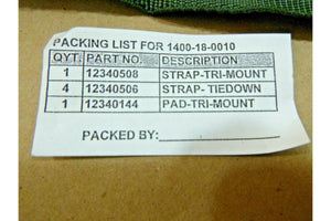 6Pc. M998 Humvee Am General Radio / Electrical Equipment Tie Down Strapping Kit - Royal Equipment AM GeneralCenter & Overhead Console Parts