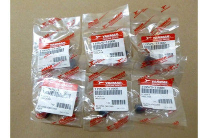 (6x) New Genuine Yanmar Marine 119575-11900 Insulator | Industrial MRO Replacement Parts, Manufacturing Machine Parts &amp; Components, Heavy Equipment Parts Supplier