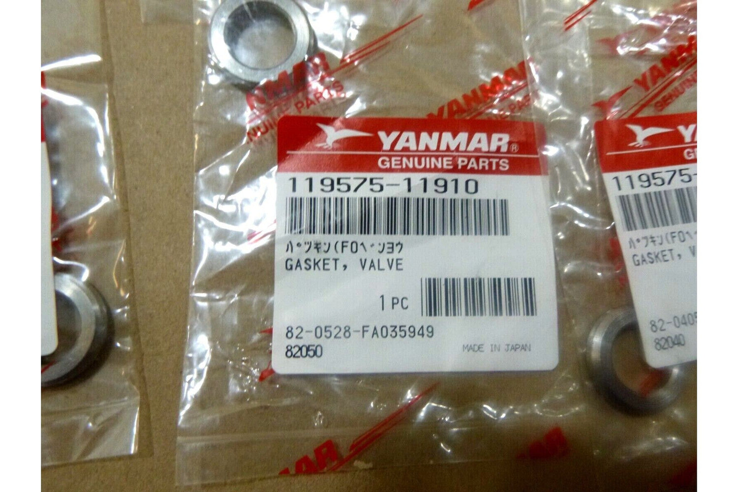 (6x) New Genuine Yanmar Marine 119575-11910 Packing Valve | Industrial MRO Replacement Parts, Manufacturing Machine Parts &amp; Components, Heavy Equipment Parts Supplier