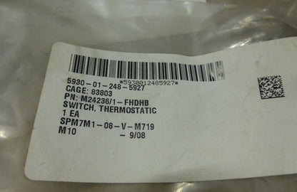 (8x) M24236/1-FHDHB THERMOSTATIC SWITCH , 5930-01-248-5927 | Industrial MRO Replacement Parts, Manufacturing Machine Parts &amp; Components, Heavy Equipment Parts Supplier