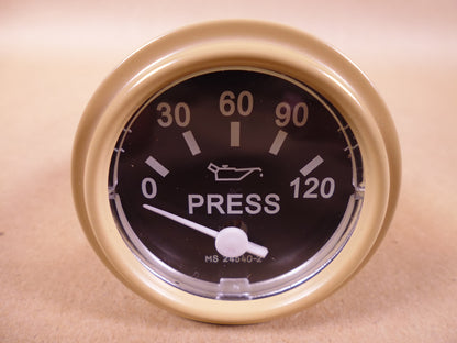 HUMVEE M998 M35 M939 120PSI OIL PRESSURE GAUGE MS24540-2 Tan 6620-00-115-9042 | Genuine M35 Military Truck Parts and M939 Cargo Truck Surplus Parts