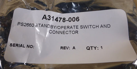 A31478 - 006 PS2660 Standby Operate Switch 7192699 - 033 , 5930 - 01 - 560 - 6271 - Royal Equipment USGI