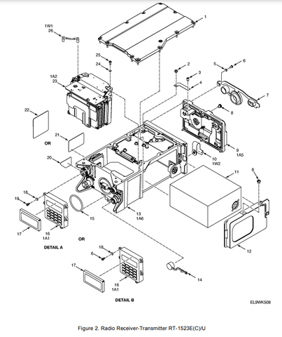 A3266219 - 1 Dust Protective Cap For RT - 1523E(C)/U RT - 1523 Radio Transmitter - Royal Equipment USGI