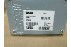 A604SC Hoffman Nema 12 Steel Enclosure 6" x 4" x 3" Deep, Screw Cover, Gray - Royal Equipment Royal Equipment